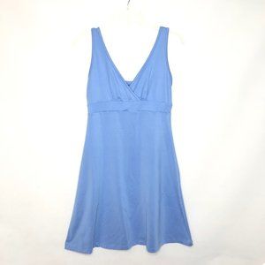 Patagonia Florita Tank V-Neck Dress Blue S